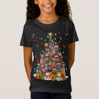 Xmas Lighting Santa Australian Cattle Dog Christma
