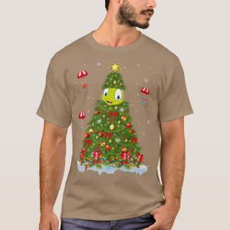 Xmas Lights Matching Family Funny Dragonfly Christ T-Shirt