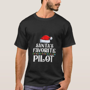 Xmas Lights Santa s Favourites Pilot Christmas V N T-Shirt