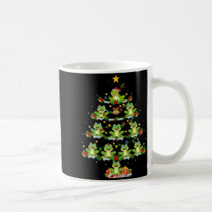 Xmas Lights Santa Tree Frog Christmas Tree Premium Coffee Mug
