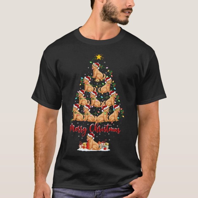 Xmas Lights Ugly Sweater Style Santa Aardvark Chri (Front)