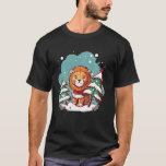 Xmas Lion Santa on Christmas Lion T-Shirt<br><div class="desc">Xmas Lion Santa on Christmas Lion</div>
