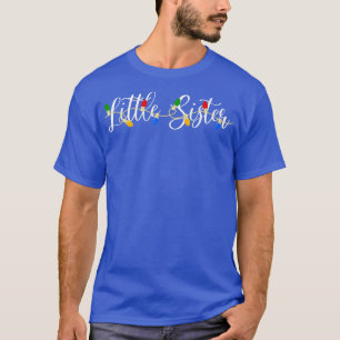 Xmas Little Sister Family Matching Christmas Group T-Shirt