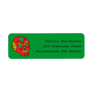 Xmas Lucha Libre Sugar Skull