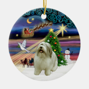 Xmas Magaic - Polish Lowland (PON) 2 Ceramic Tree Decoration