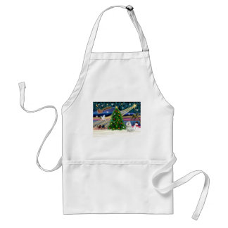 Xmas Magic-Maltese-cutie Standard Apron