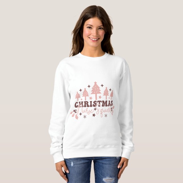 Xmas Nurse Squad Sweatshirt (Front Full)
