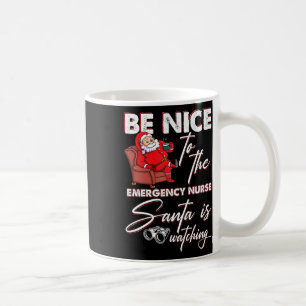 Xmas Nursing Healthcare Worker Emergency Nurse Chr Coffee Mug