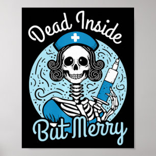 Xmas Nursing Healthcare Worker Medical Christmas N Poster