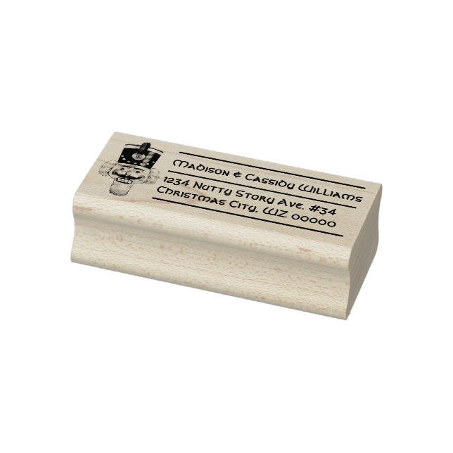 Xmas Nutcracker Toy Soldier Rubber Stamp (Stamp)