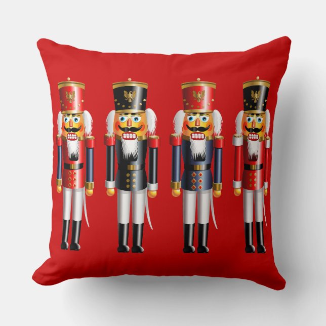 Xmas Nutcrackers Cushion (Front)