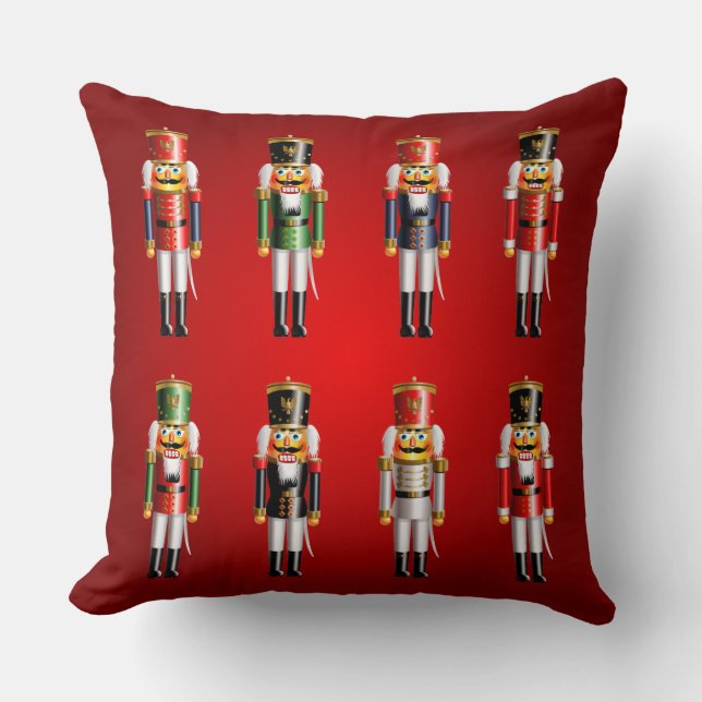 Xmas Nutcrackers Cushion (Front)