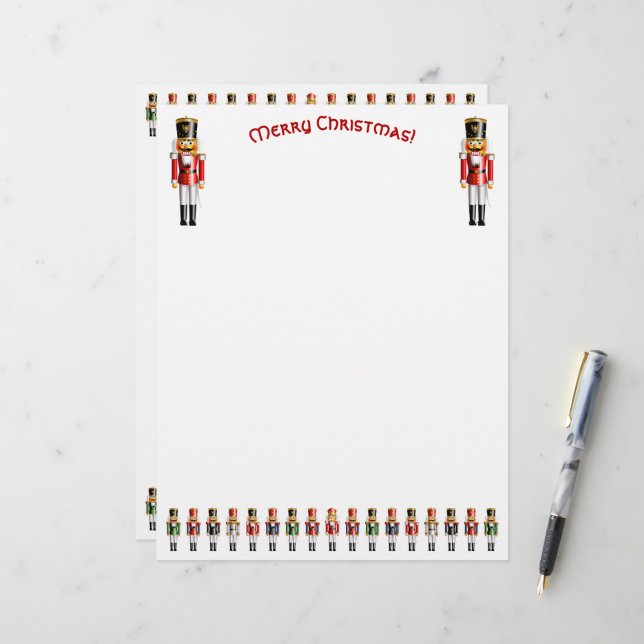 Xmas Nutcrackers Toy Soldiers Army (Front/Back In Situ)