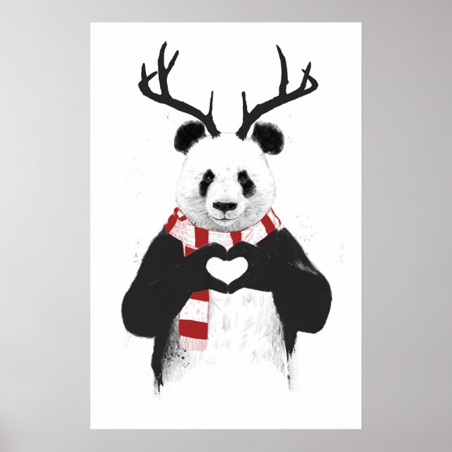 Xmas panda poster (Front)
