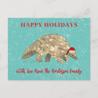 Xmas Pangolin Cute Endangered Species