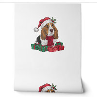 Xmas Party Decoration Santa Basset Hound Dog Chris