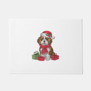 Xmas Party Decoration Santa Havanese Dog Christmas Doormat