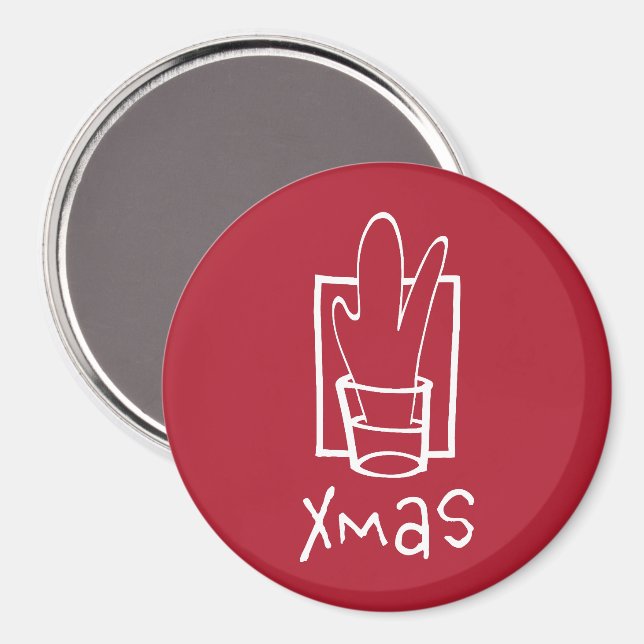 Xmas Party Magnet (Front/Back)