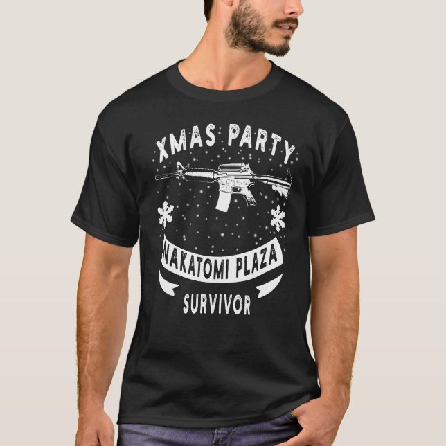 Xmas Party Nakatomi Plaza Survivor Christmas Shirt (Front)