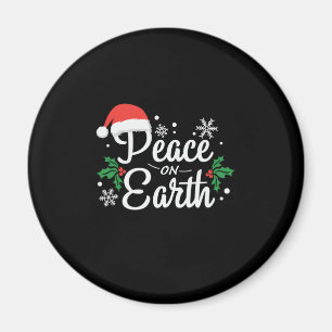 Xmas Peace On Earth Magnet