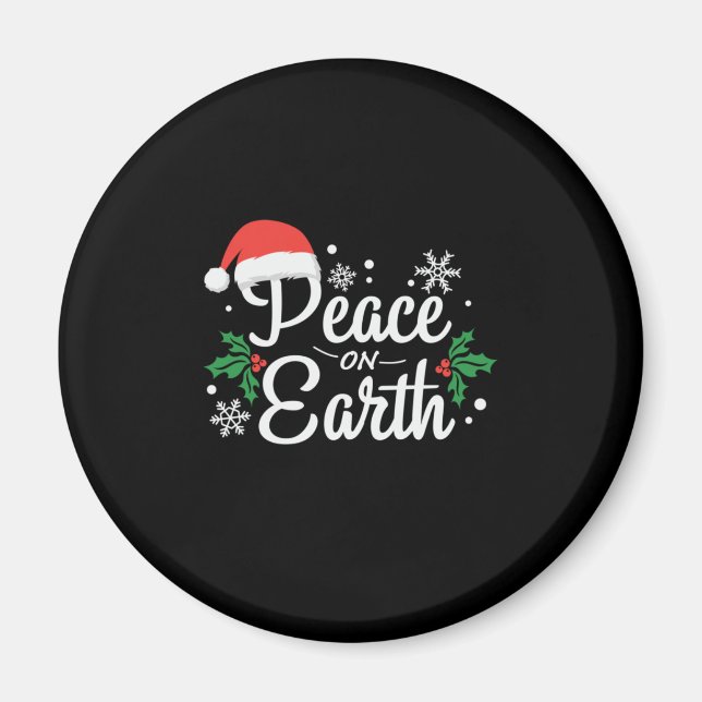 Xmas Peace On Earth Magnet (Front)