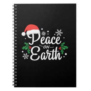 Xmas Peace On Earth Notebook