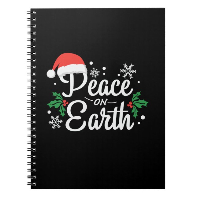 Xmas Peace On Earth Notebook (Front)