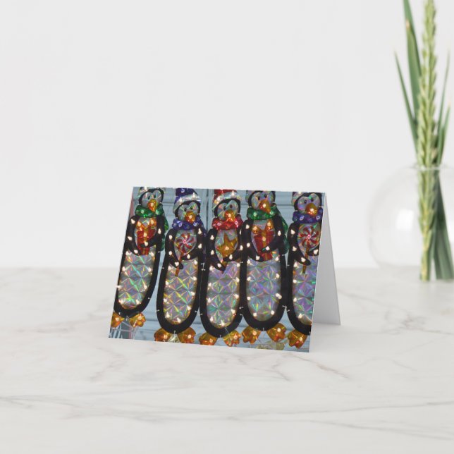 Xmas Penguins Holiday Card (Front)