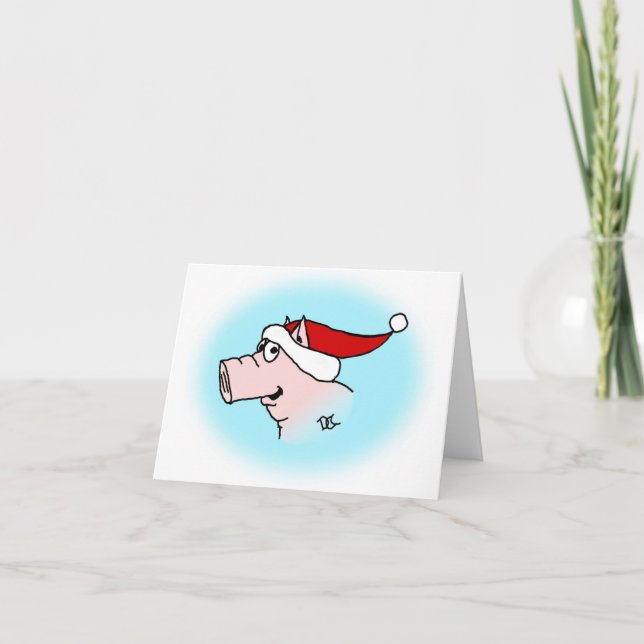Xmas Pig Card (Front)