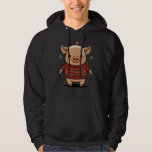 Xmas Pig Santa on Christmas Pig Hoodie<br><div class="desc">Xmas Pig Santa on Christmas Pig</div>