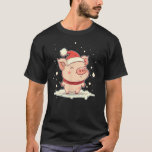Xmas Pig Santa on Christmas Pig T-Shirt<br><div class="desc">Xmas Pig Santa on Christmas Pig</div>