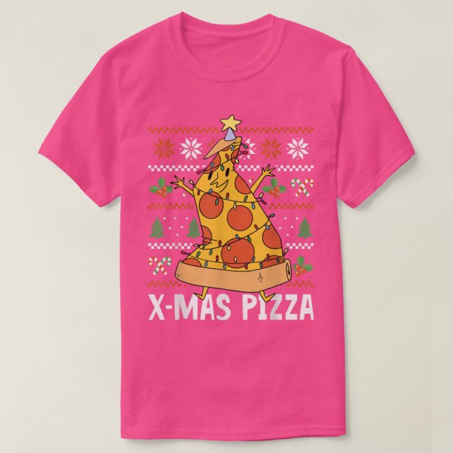 Xmas Pizza for Xmas  T-Shirt (Design Front)
