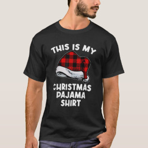Xmas Plaid PJ This Is My Christmas Pajama T-Shirt