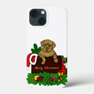 XMas Puppy iPhone 13 Mini Case