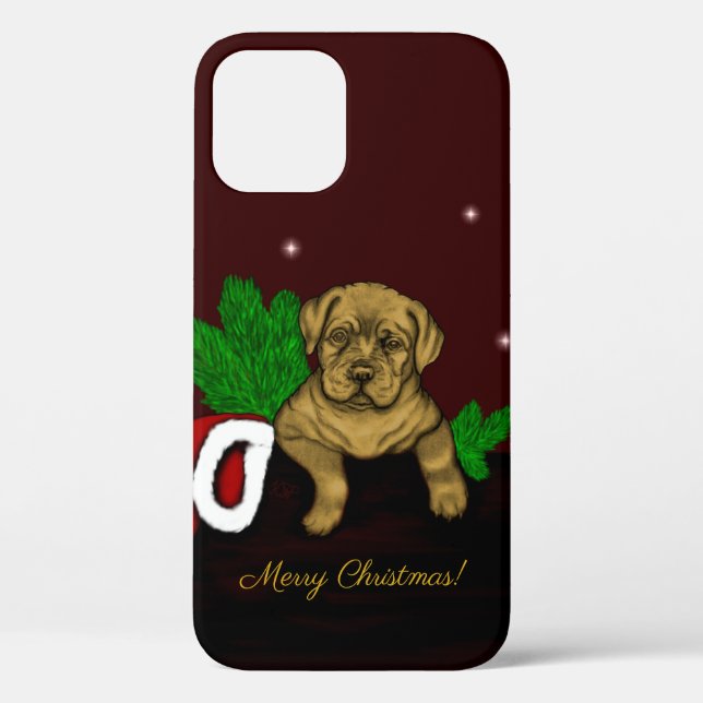 XMas Puppy Case-Mate iPhone Case (Back)