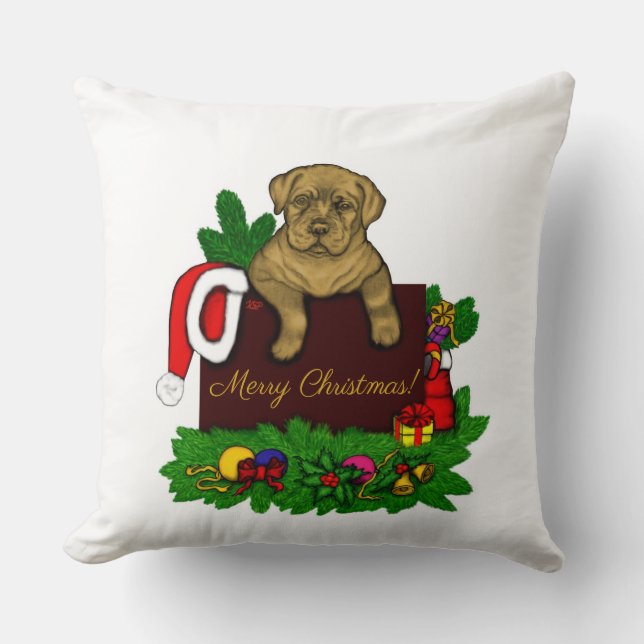 XMas Puppy Cushion (Front)