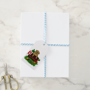 XMas Puppy Gift Tags