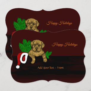XMas Puppy Invitation