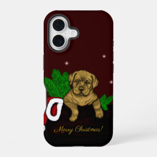 XMas Puppy iPhone 16 Case