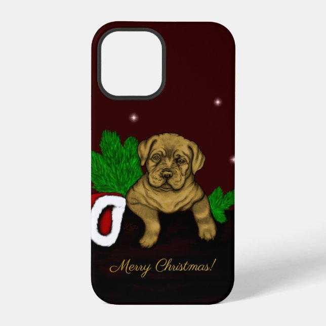 XMas Puppy iPhone Case (Back)