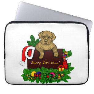 XMas Puppy Laptop Sleeve