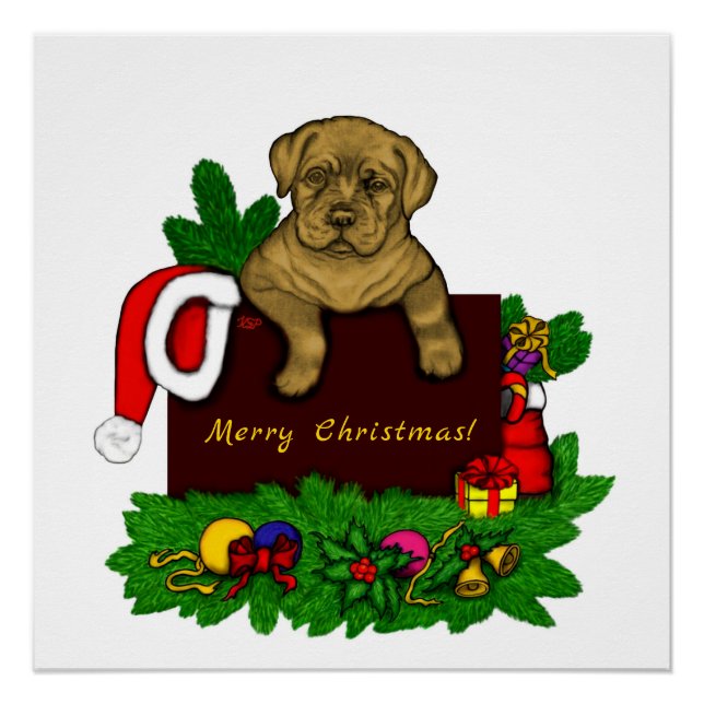 XMas Puppy Poster (Front)