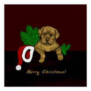 XMas Puppy Poster