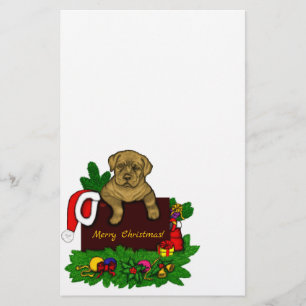 XMas Puppy Stationery