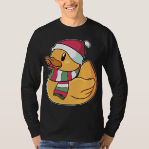 Xmas Rubber Ducky Duckie Duck Christmas Gift Cute  T-Shirt
