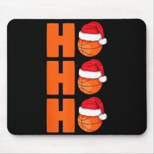 Xmas Santa Claus Basketball Christmas Mouse Pad