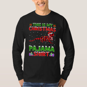Xmas Santa Hat This Is My Bearded Dragon Christmas T-Shirt