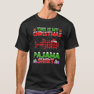 Xmas Santa Hat This Is My Whale Shark Christmas Pa T-Shirt