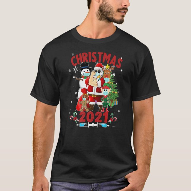Xmas Santa Humour T-Shirt (Front)