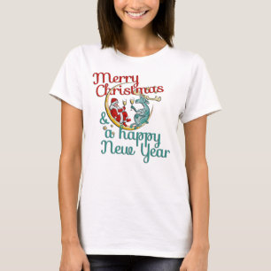 Xmas - SANTA & REINDEER - Christmas - New Year T-Shirt